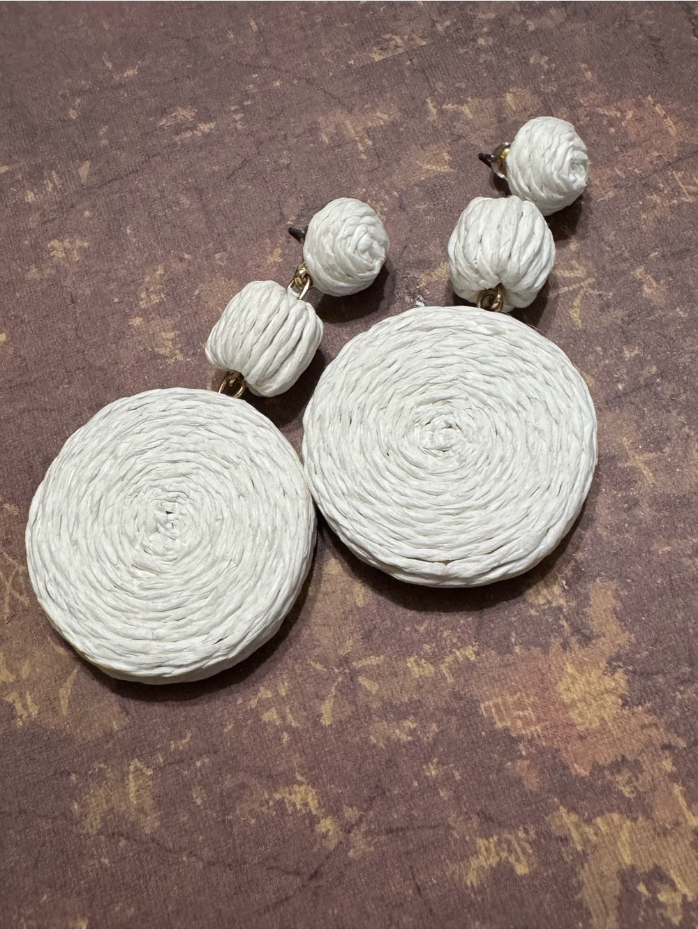 WOVEN EARRINGS - Picture 2 of 6